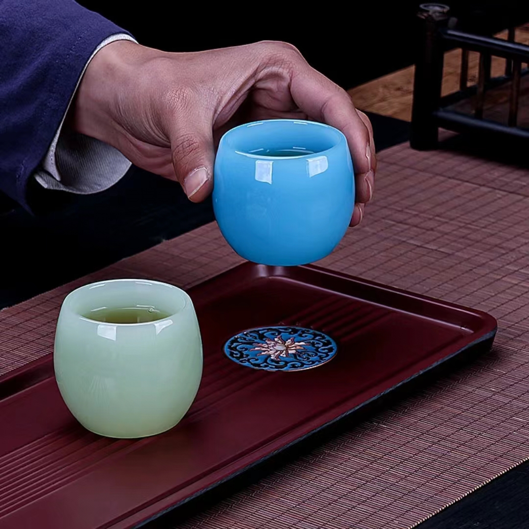 【汀和大福】闻香品茗杯琉璃主人杯