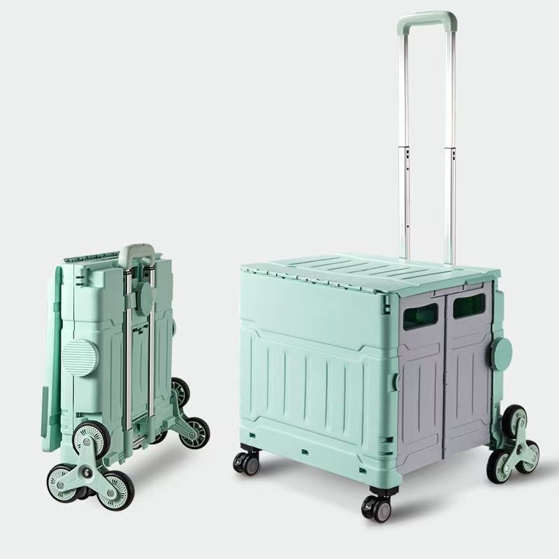 【折疊購物車】買菜購物免提重，爬樓搬運超省力！大容量好收納，露營野餐隨拉隨走，居家外出都好用！